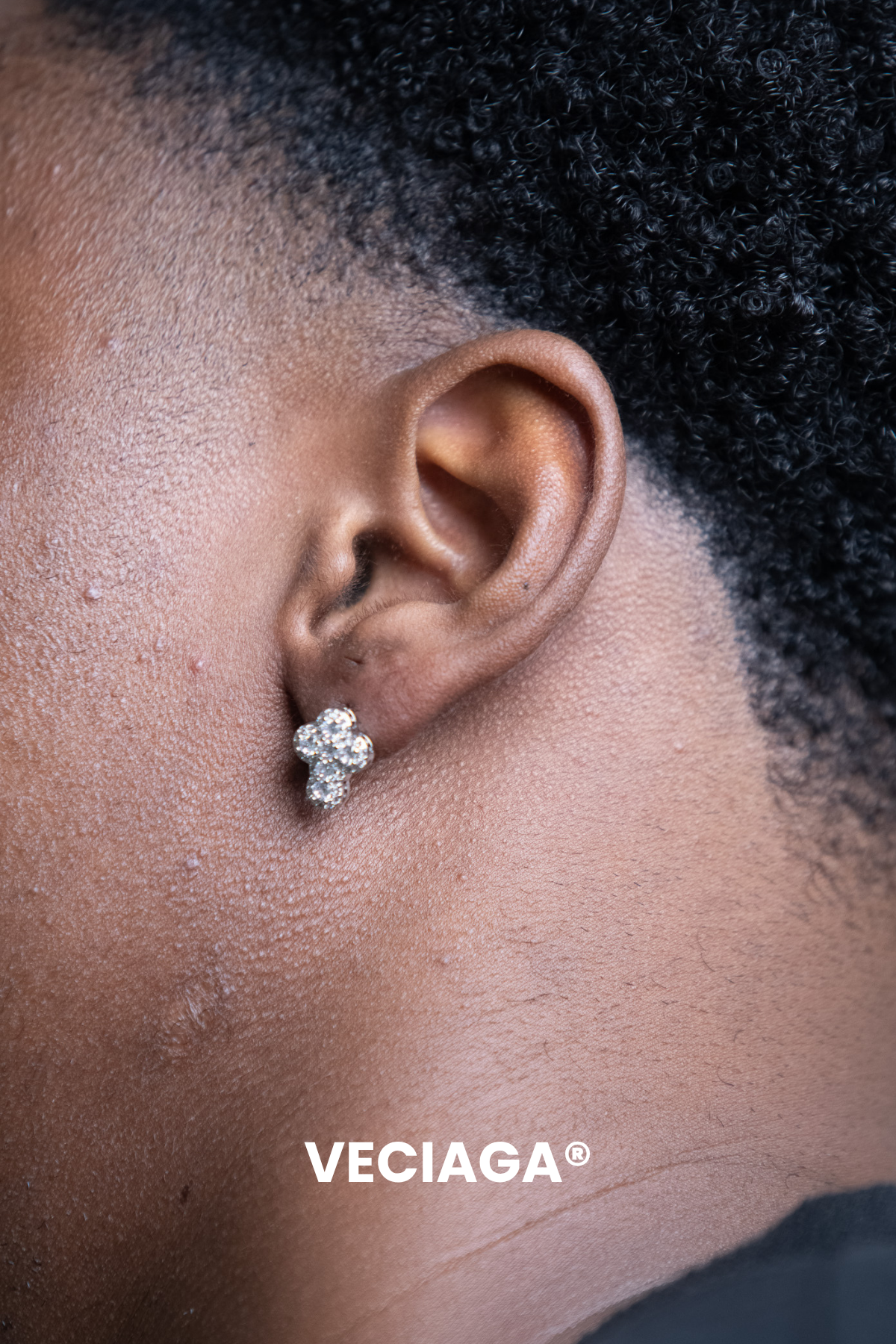 Boucle Croix oreilles percées - VECIAGA®