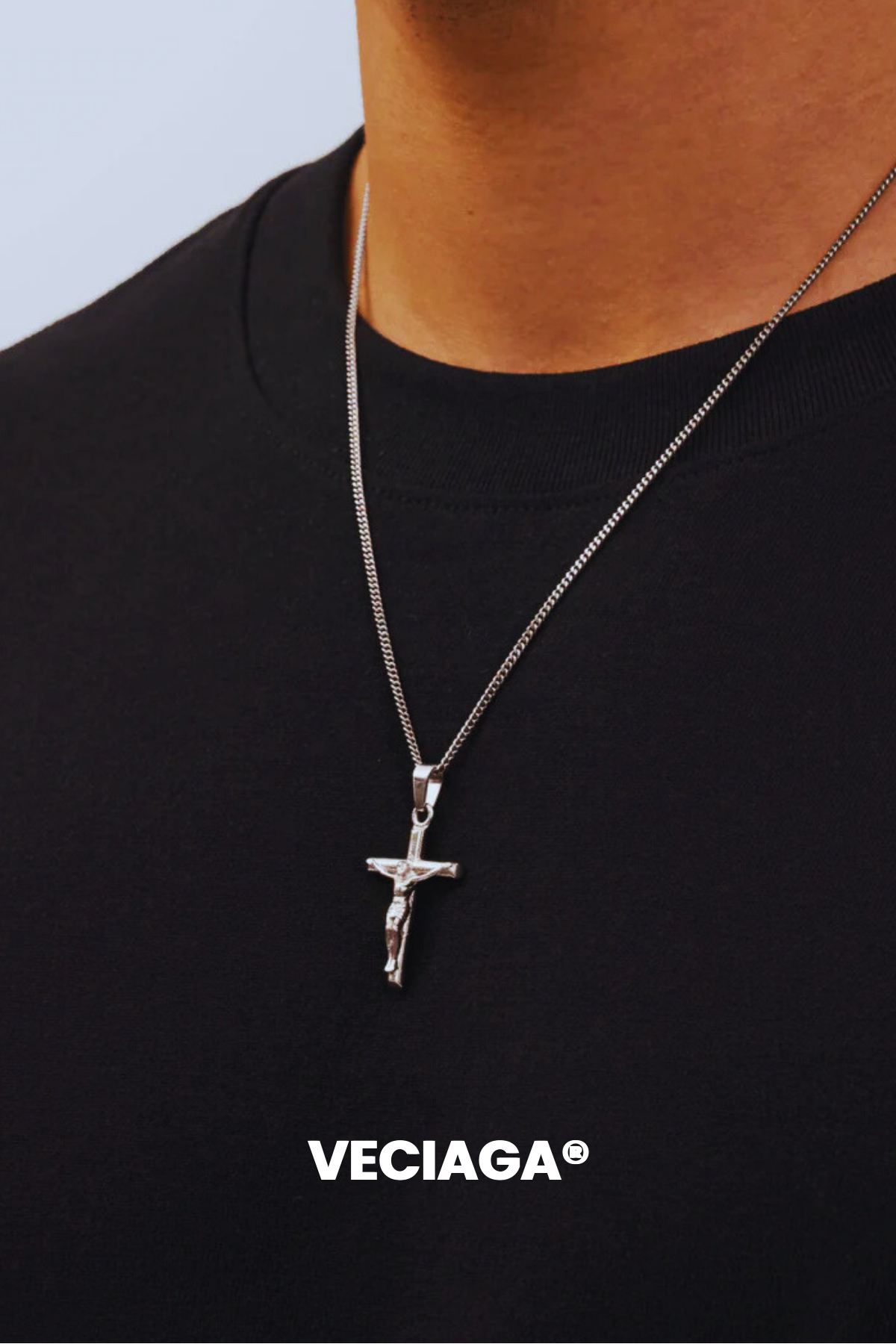 Chaine Christ Argent- VECIAGA®