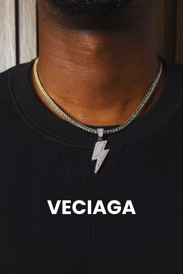 VECIAGA® Ice out Speed & 3.3MM Curlyx chain