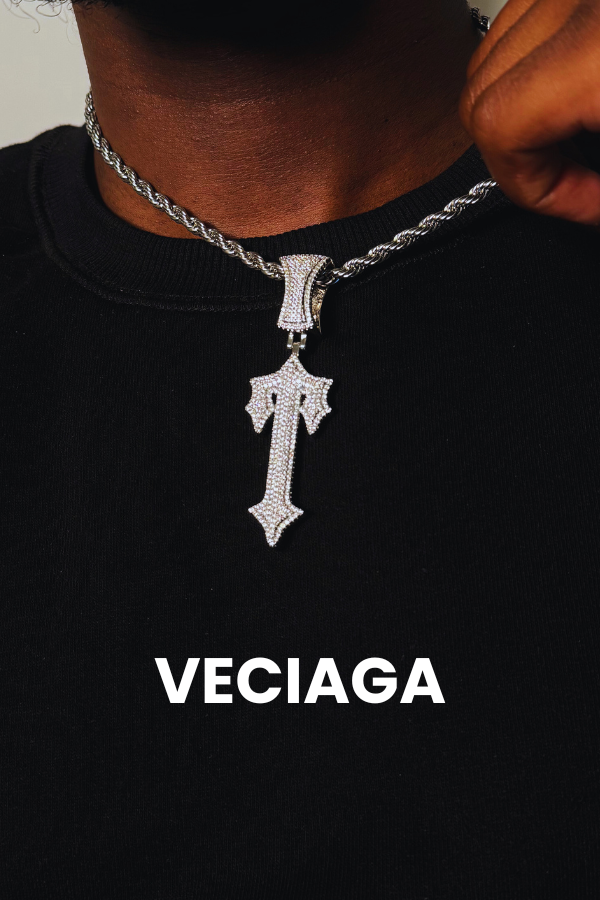 VECIAGA® Ice out Trapstar & 3.3MM Chaine Rope