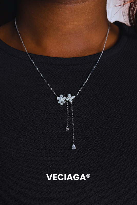 Sandra - Argent Blanc 925 Diamant Moissanite