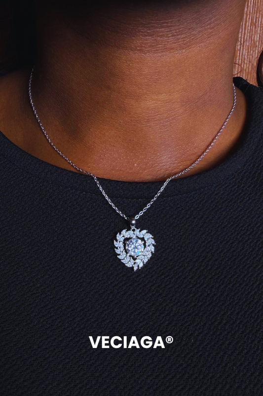 Orphée- Argent Blanc 925 Diamant Moissanite