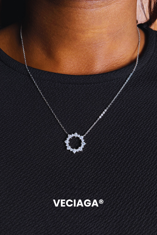 Aurora - Argent Blanc 925 Diamant Moissanite