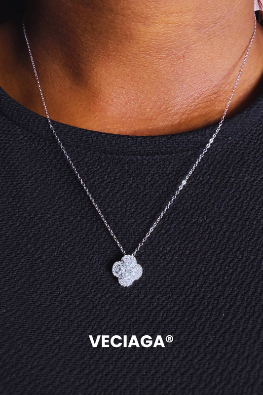 Naomi - Argent Blanc 925 Diamant Moissanite