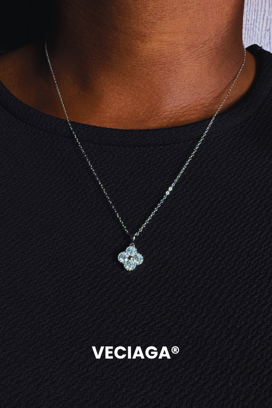 Nia - Argent Blanc 925 Diamant Moissanite