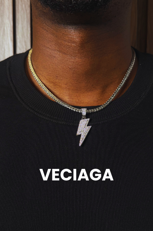 VECIAGA® Ice out Speed & 3.3MM Curlyx chain