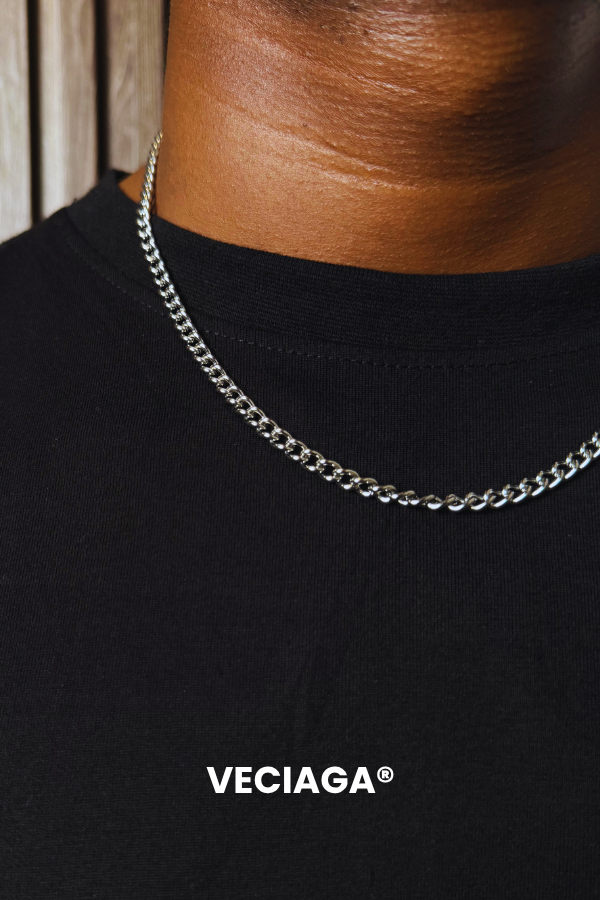 5MM Chaine XL Miami Cuban Couleur Argent  - VECIAGA®