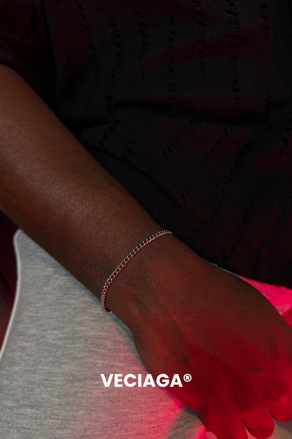 Bracelet Miami cuban 3MM Couleur Argent- VECIAGA®