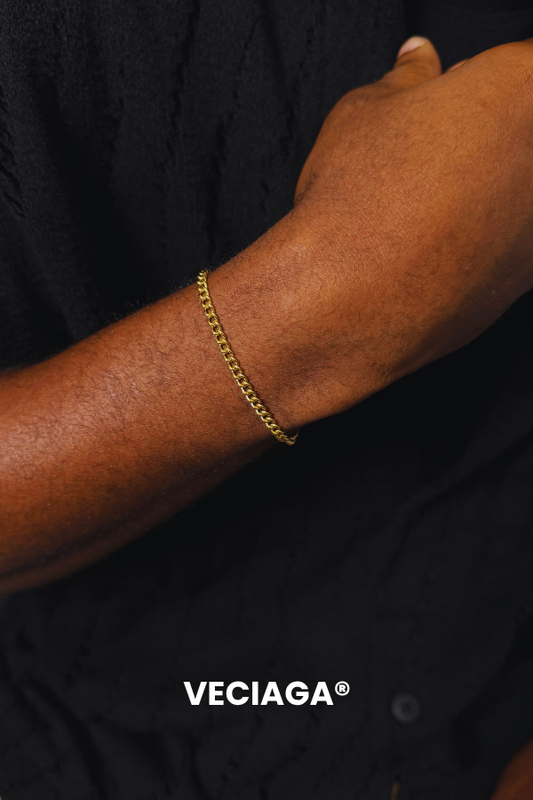 Bracelet Cuban 3MM Couleur Or- VECIAGA®