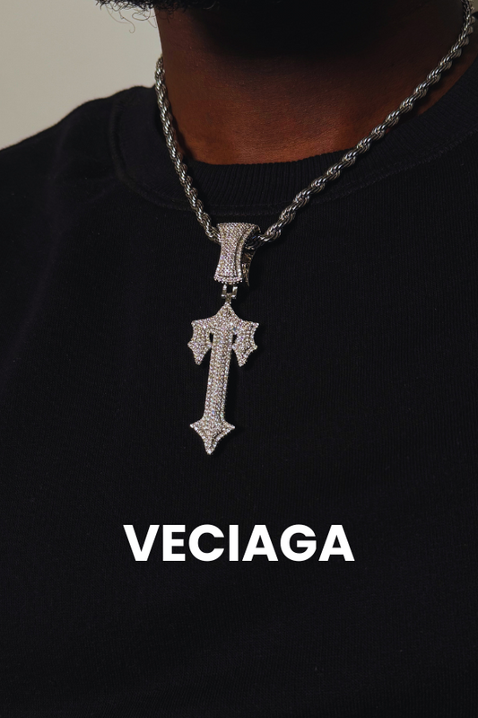 VECIAGA® Ice out Trapstar & 3.3MM Chaine Rope